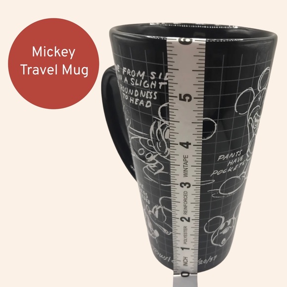 Disney Mickey Mouse Sketchbook Black Travel Mug - 12 fl oz. - Picture 14 of 15